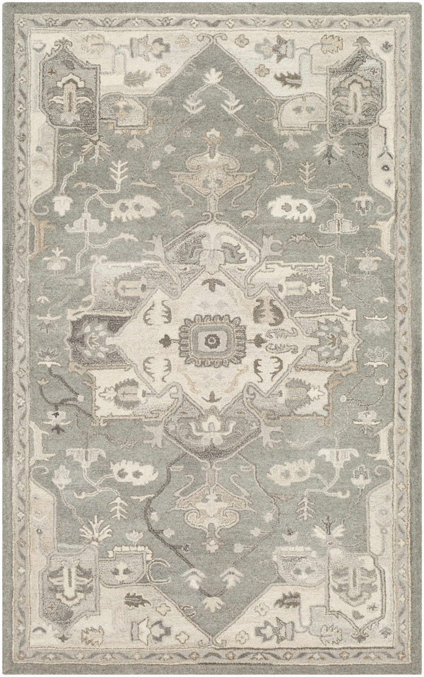 Broomfield 1196 Hand Tufted Taupe Wool Rug