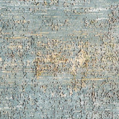 Hawick Abstract Aqua Small Rug - Clearance