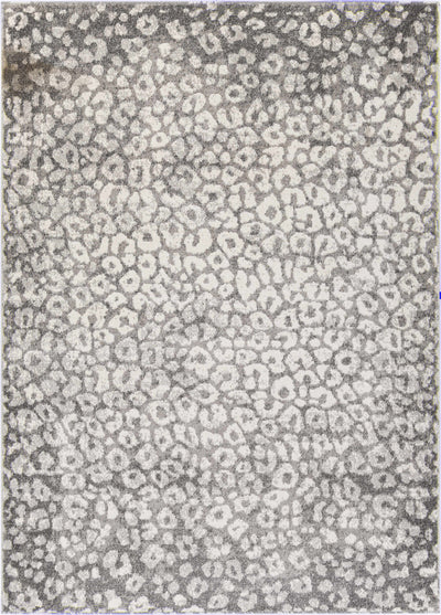 Gray Hubbardsville Leopard Print Area Rug