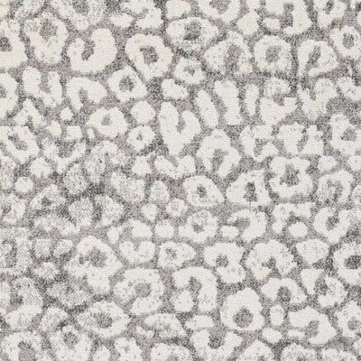 Gray Hubbardsville Leopard Print Area Rug