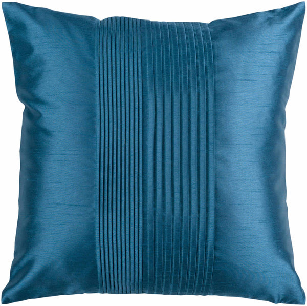 Hiltons Deep Teal Square Throw Pillow