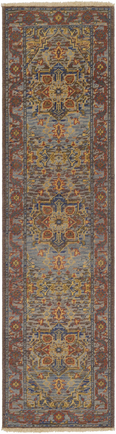 Holdrege Premium Hand Knotted Wool Area Rug