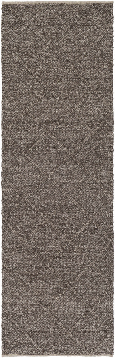 Syosset Brown Trellis Wool&Viscose Rug - Clearance