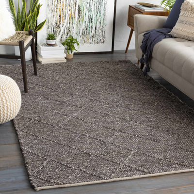 Syosset Brown Trellis Wool&Viscose Rug - Clearance