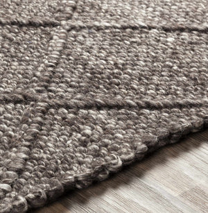 Syosset Brown Trellis Wool&Viscose Rug - Clearance