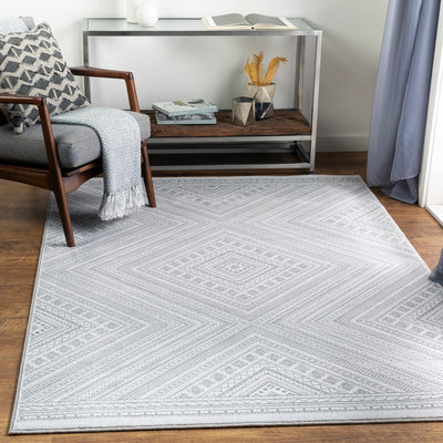 Holytown 5x7 Gray Geometric Rug - Clearance