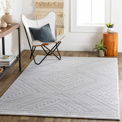 Holytown 5x7 Gray Geometric Rug - Clearance