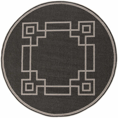 Harborgreek Black Outdoor Rug - Clearance