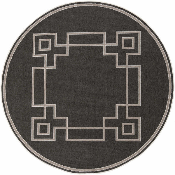 Harborgreek Black Outdoor Rug - Clearance