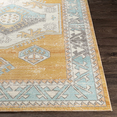 Thornleigh Orange Medallion Area Rug - Clearance