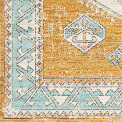 Thornleigh Orange Medallion Area Rug - Clearance