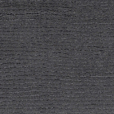 Brockton Solid Black Wool Rug