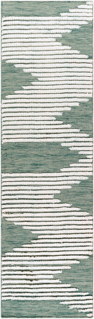 Igcocolo Sage Green High-Low Wool Carpet