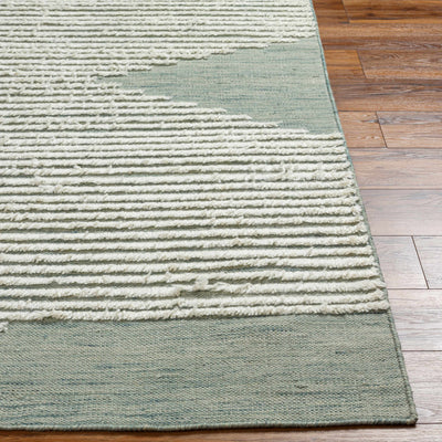 Igcocolo Sage Green High-Low Wool Carpet