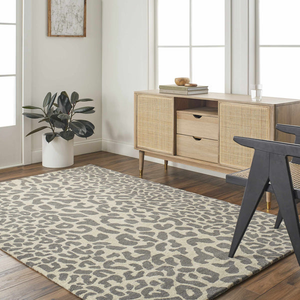 Iseul Leopard Print Area Rug