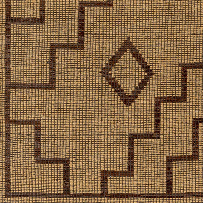 Jame Jute&Leather Rug with tassels