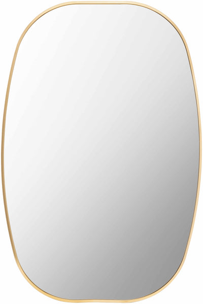 Kopparberg Gold Frame Round Mirror