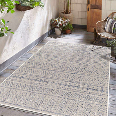 Novato Gray All Over Pattern Performance Rug