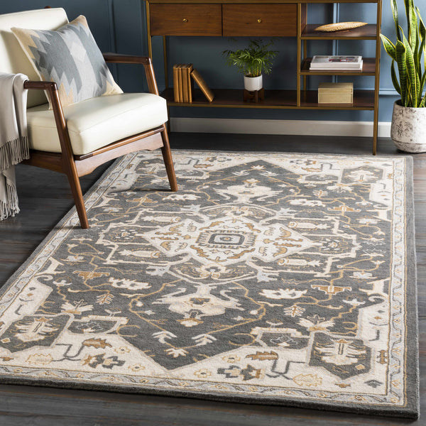 Broomfield Hand Tufted Charcoal 12823 Area Rug - Clearance