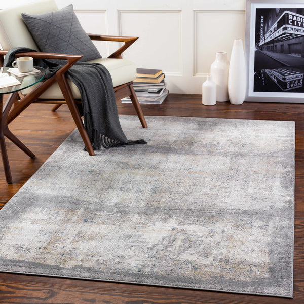 Kallangur Abstract Gray Area Rug