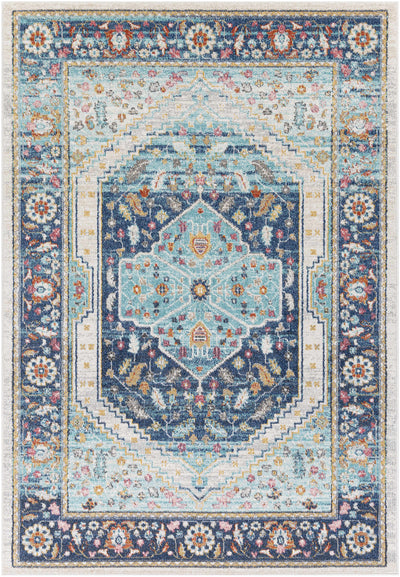 Knowle 8x10 Traditional Blue Rug - Clearance