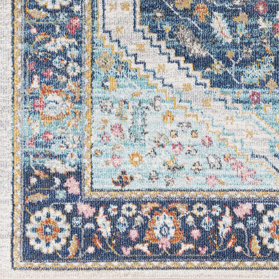 Knowle 8x10 Traditional Blue Rug - Clearance