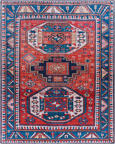 Kodiak Red&Blue Oriental Area Rug