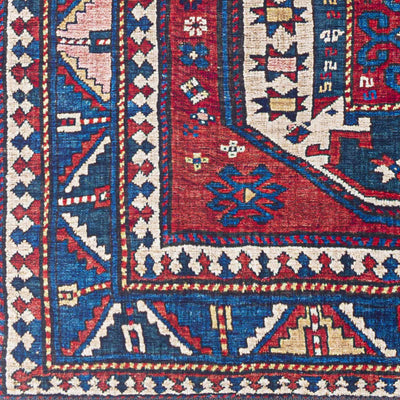 Kodiak Red&Blue Oriental Area Rug