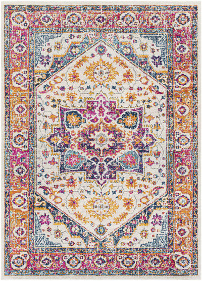 Kotlik Magenta & Cream Area Rug