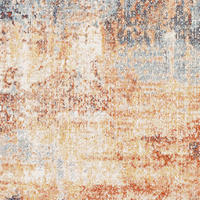 Kugluktuk Abstract Rust Red Performance Rug