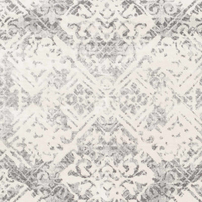 Kyneton Distressed Gray Trellis Rug - Clearance