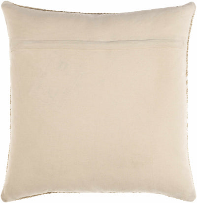 Lantz Beige Geometric Texture Throw Pillow