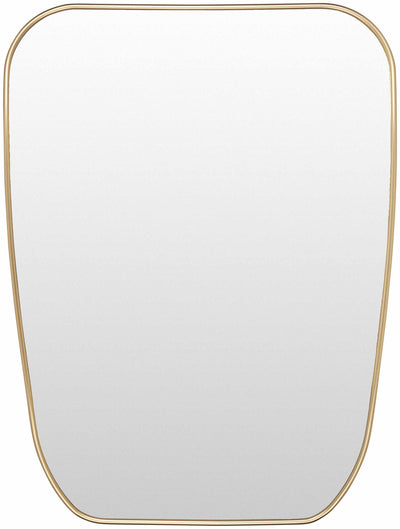 Orbassano Gold Frame Round Mirror