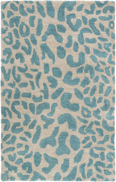 Lockbourne Leopard Print Area Rug