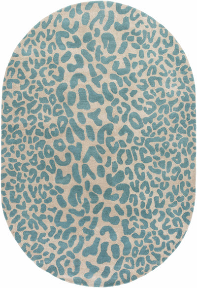 Lockbourne Leopard Print Area Rug