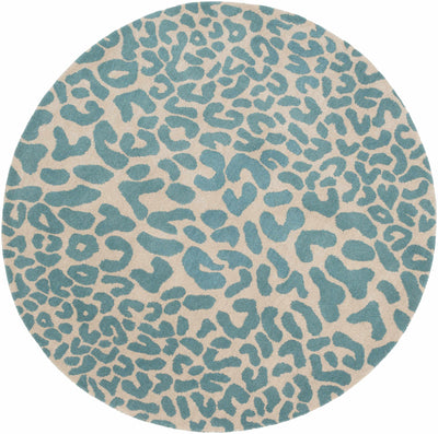 Lockbourne Leopard Print Area Rug