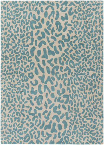 Lockbourne Leopard Print Area Rug