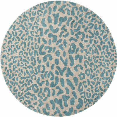 Lockbourne Leopard Print Area Rug