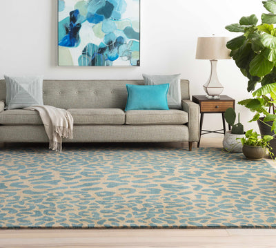 Lockbourne Leopard Print Area Rug