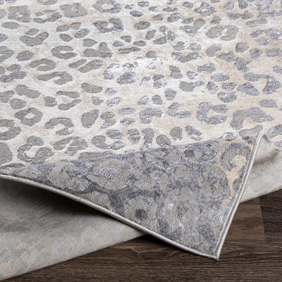 Alderholt Leopard Glitter Area Rug - Clearance