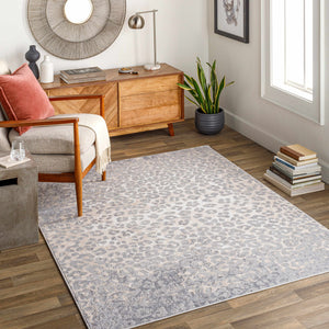 Alderholt Leopard Glitter Area Rug - Clearance