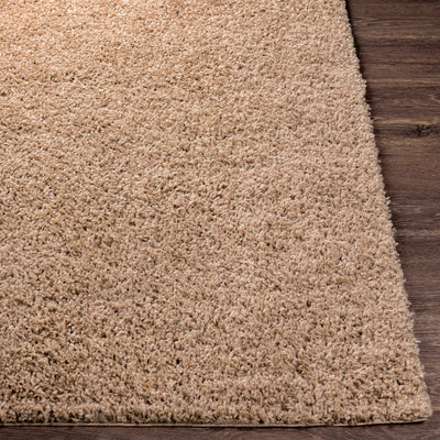 Dark Tan Solid Area Rug - Clearance