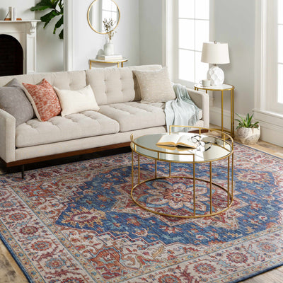 Kapaa Blue Medallion Rug - Clearance