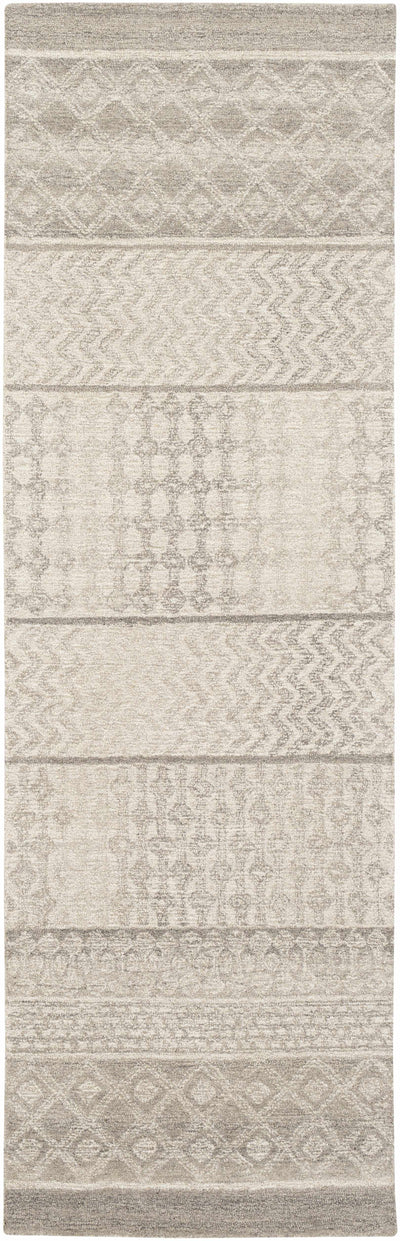 Lone Beige Tufted Maroc Wool Rug