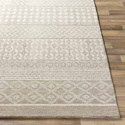 Lone Beige Tufted Maroc Wool Rug