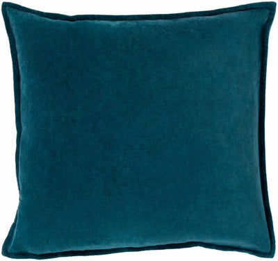 Lorimor Deep Teal Square Throw Pillow