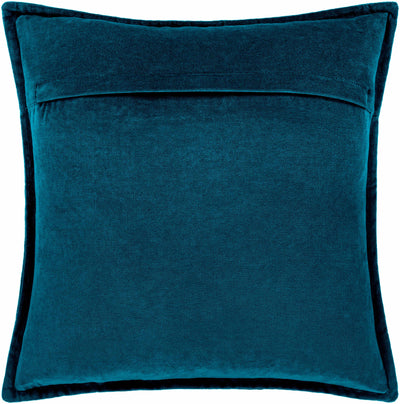 Lorimor Deep Teal Square Throw Pillow