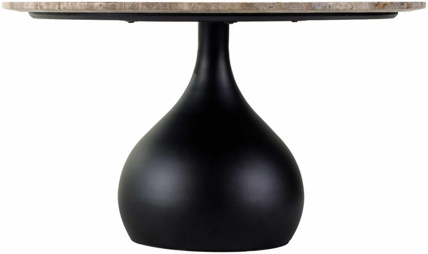 Lerrnavan Modern Black Pedestal Coffee Table