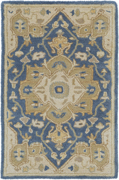 Broomfield 1145 Hand Tufted Blue Wool Rug