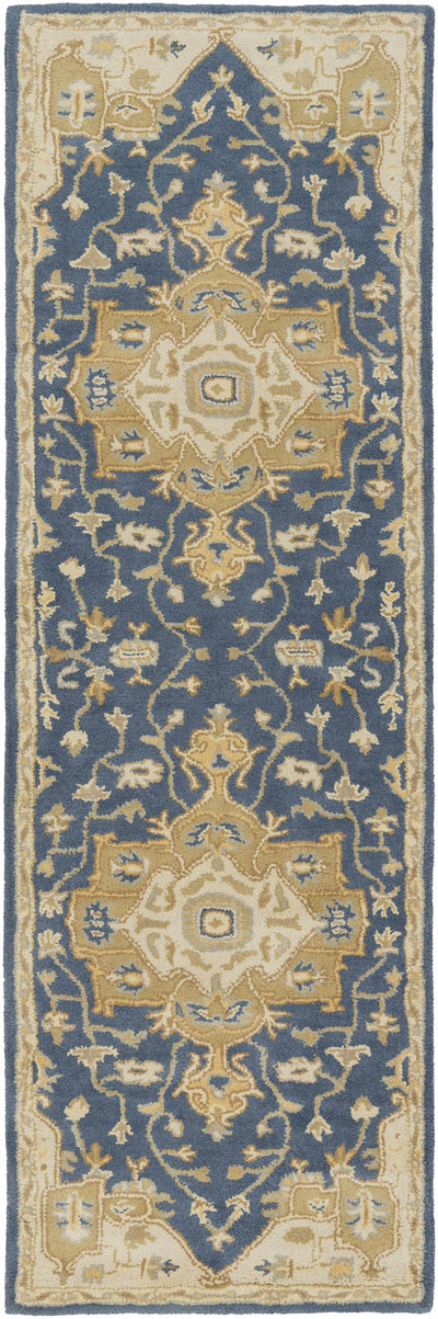 Broomfield 1145 Hand Tufted Blue Wool Rug